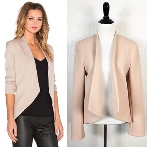 Blacque Label Women’s Sculpted Open Blazer in Blush Size Large